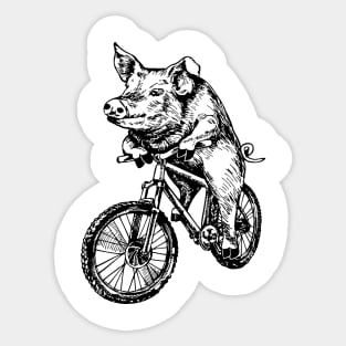 SEEMBO Pig Cycling Bicycle Hog Cyclist Bicycling Bike Biking Sticker